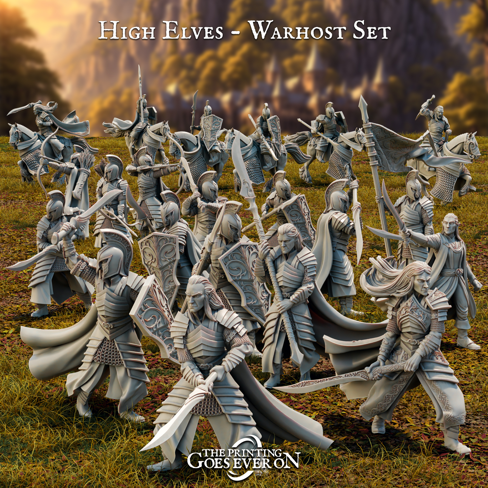 High Elf Army - Warhost Set - Full Faction - Presupported